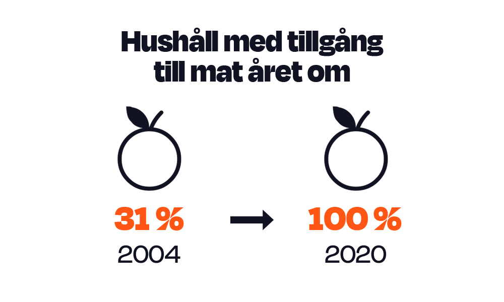 Tillgången till mat i Rajnandgaon