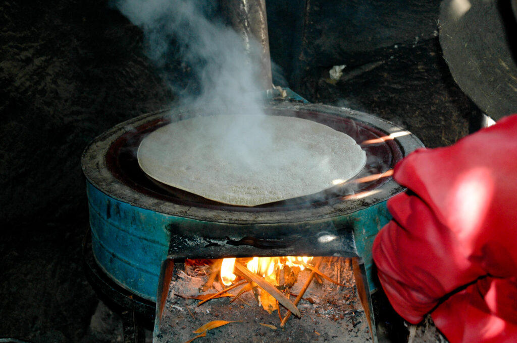 En klimatsmart ugn i Etiopien.